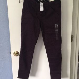 American eagle low rise jegging eggplant purple 8s